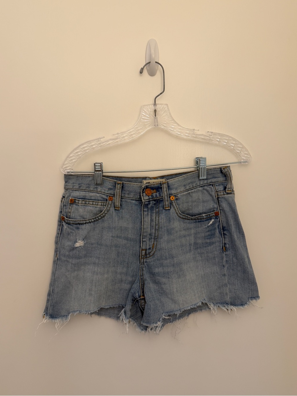 Madewell Light Blue Denim Cutoff Shorts